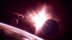 digital art space art planet