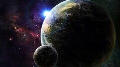 digital art space art planet Space