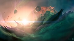 digital art space art Space artwork