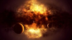 digital art Space space art planet