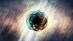 digital art Sphere balls grunge abstract 3D Abstract