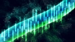 digital art texture Green cyan