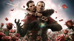 dishonored video games video game art sword Flowers Plants rose