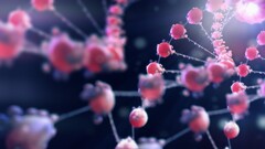 DNA depth of field abstract digital art macro Science cgi render