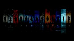 Doctor Who collage numbers TV series