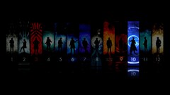 Doctor Who numbers TV series dark