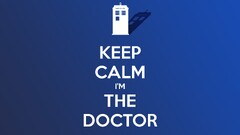 Doctor Who the doctor tardis Keep Calm and popculture