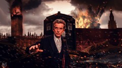 Doctor Who the doctor tardis London Peter Capaldi destruction