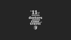 Doctor Who the doctor tardis matt smith Minimalism