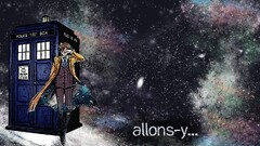 Doctor Who the doctor tardis Tenth Doctor