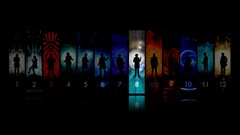 Doctor Who TV series collage numbers