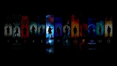 Doctor Who TV series collage numbers