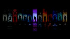Doctor Who TV series collage numbers