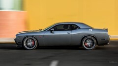 dodge challenger Car coupe Dodge grey cars side view