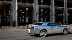 dodge challenger Car vehicle silver cars