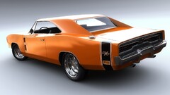 dodge charger orange Car