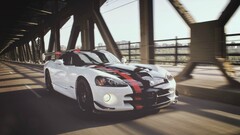 Dodge vehicle Car road Bridge asphalt white cars