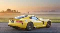 dodge viper Car coupe yellow cars Sports Car
