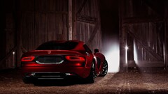 dodge viper Dodge Car vehicle red cars barn