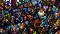 Dota 2 bounty hunter Slark Earth Spirit Razor collage
