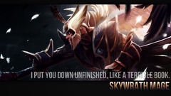 Dota 2 Skywrath Mage Typography video games