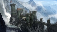 dragon age landscape castle dragon age origins video games ea