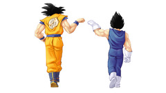 Dragon Ball son goku vegeta anime boys Anime fist dark hair