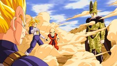 Dragon Ball super saiyan Cell (character) Trunks (character)