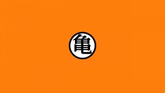 Dragon Ball Z Minimalism orange background Anime Dragon Ball