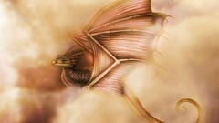 dragon creature wings artwork