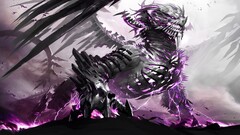dragon fantasy art artwork creature purple