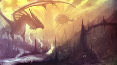 dragon fantasy art creature artwork