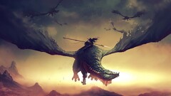 dragon fantasy art creature artwork