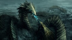 dragon fantasy art creature
