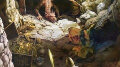 dragon fantasy art creature Treasure