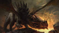 dragon fire fantasy art