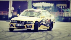 Drift BMW Car old car racing BMW 3 Series BMW E36