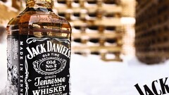 drink whiskey Jack Daniel's alcohol bottles
