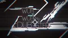 dubstep digital art Typography