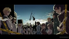 durarara orihara izaya heiwajima shizuo Police tape Kida Masaomi