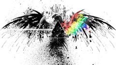 eagle digital art colorful