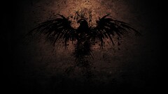 eagle digital art grunge Animals dark
