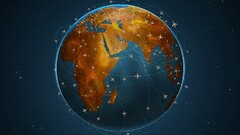 Earth airplane vladstudio space art Space planet Aircraft