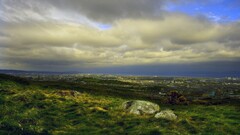 edinburgh landscape clouds