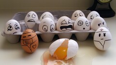 eggs Minimalism humor
