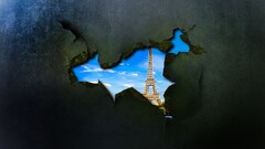 Eiffel Tower Paris wall