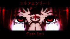 elfen lied Anime anime girls pink hair red eyes Nyu