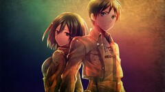 Eren Jeager mikasa ackerman Anime anime girls anime boys