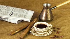 espresso coffee cigars newspapers Coffee Beans