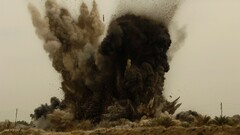explosion destruction outdoors